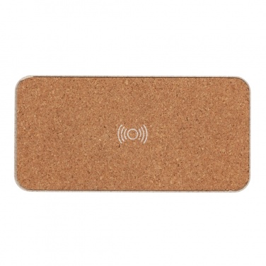 Logo trade promotional gifts image of: Wheatstraw wireless charging speaker