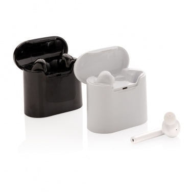 Logotrade promotional product image of: Liberty wireless earbuds in charging case