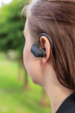 Logo trade promotional gifts picture of: TWS sport earbuds in charging case