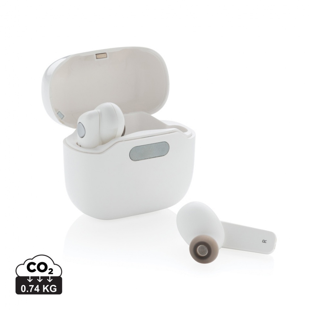 Logo trade advertising products image of: TWS earbuds in UV-C sterilising charging case