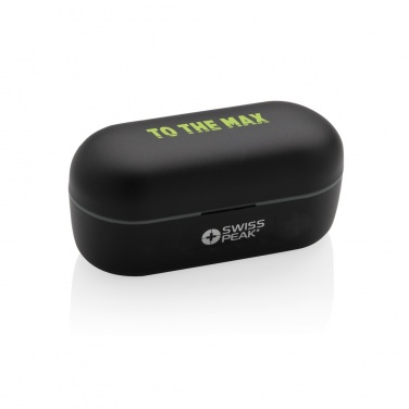 Logotrade promotional giveaway image of: Swiss peak TWS earbuds