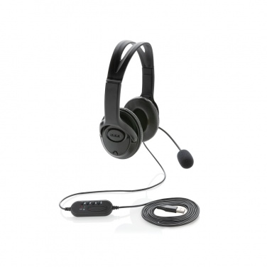 Logotrade promotional item image of: Over ear wired work headset
