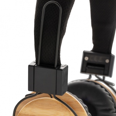 Logotrade promotional product picture of: Bamboo wireless headphone