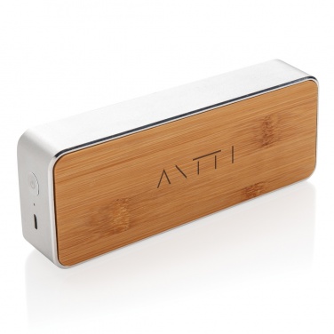 Logotrade advertising product image of: Nevada Bamboo 3W wireless speaker