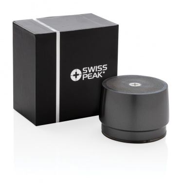Logotrade promotional giveaway image of: Swiss peak 5W wireless bass speaker