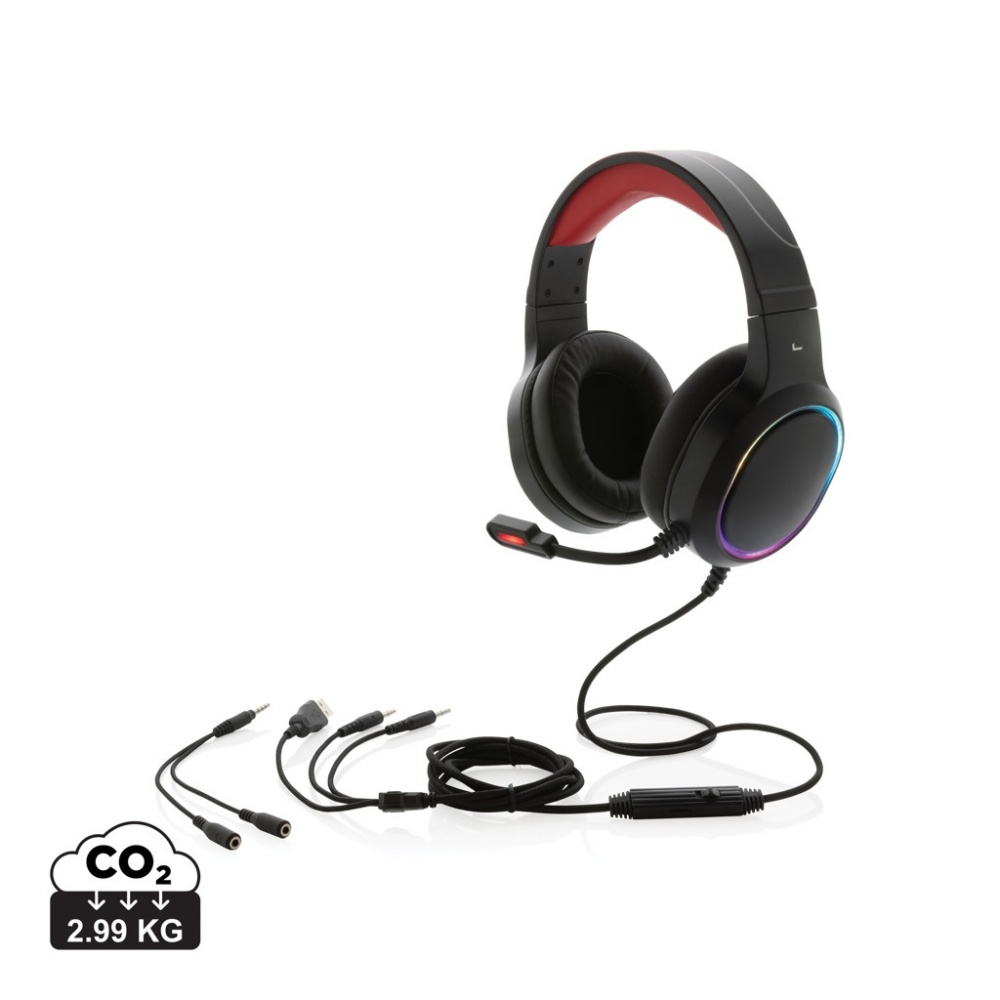 Logotrade promotional merchandise photo of: RGB gaming headset