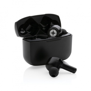 Logo trade promotional products picture of: Swiss Peak ANC TWS earbuds