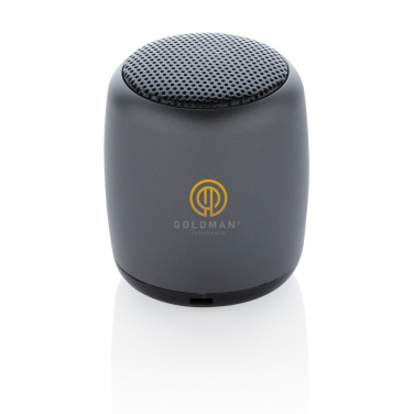 Logo trade advertising product photo of: Mini aluminium wireless speaker