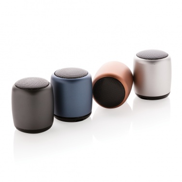 Logotrade promotional product image of: Mini aluminium wireless speaker