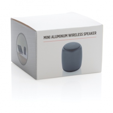 Logotrade promotional giveaways photo of: Mini aluminium wireless speaker