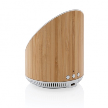 Logotrade promotional product picture of: Ovate bamboo 5W speaker with 15W wireless charger