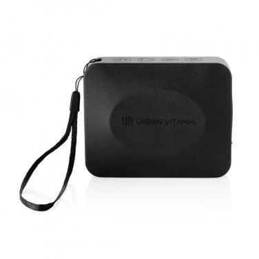 Logo trade promotional gifts image of: Urban Vitamin Vallejo RCS rplastic 3W speaker IPX 7