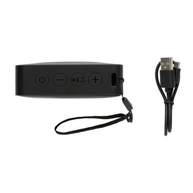 Logo trade promotional item photo of: Urban Vitamin Vallejo RCS rplastic 3W speaker IPX 7