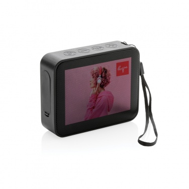 Logo trade promotional gifts picture of: Urban Vitamin Vallejo RCS rplastic 3W speaker IPX 7