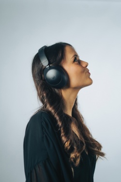 Logo trade corporate gifts picture of: Urban Vitamin Cupertino RCS rplastic ANC headphone