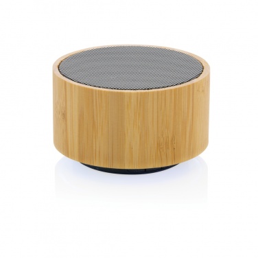 Logotrade promotional giveaway image of: RCS recycled plastic and bamboo 3W wireless speaker