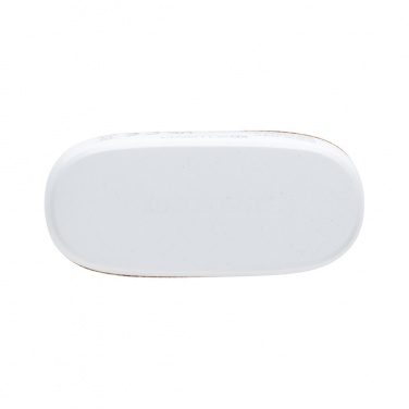 Logo trade promotional giveaways picture of: Oregon RCS recycled plastic and cork TWS earbuds