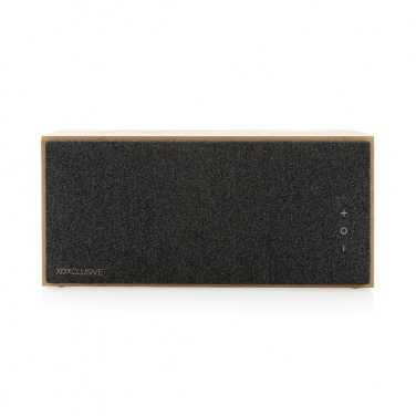 Logo trade corporate gift photo of: Wynn 20W bamboo wireless speaker