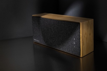 Logotrade promotional giveaway image of: Wynn 20W bamboo wireless speaker