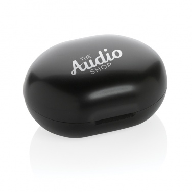 Logo trade advertising products picture of: RCS standard recycled plastic TWS earbuds