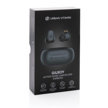 Logo trade promotional products picture of: Urban Vitamin Gilroy hybrid ANC and ENC earbuds