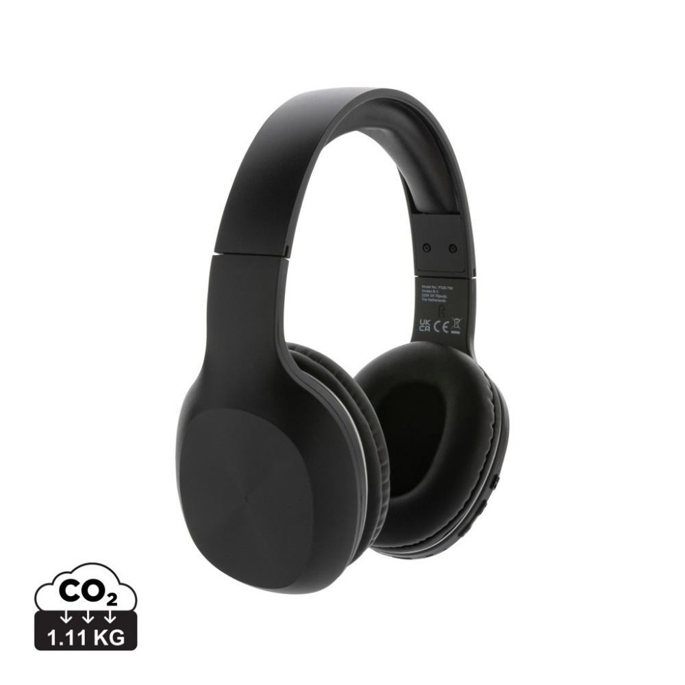 Logo trade business gift photo of: RCS recycled plastic JAM wireless headphone