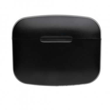 Logo trade corporate gifts image of: RCS recycled plastic Swiss Peak ANC TWS earbuds