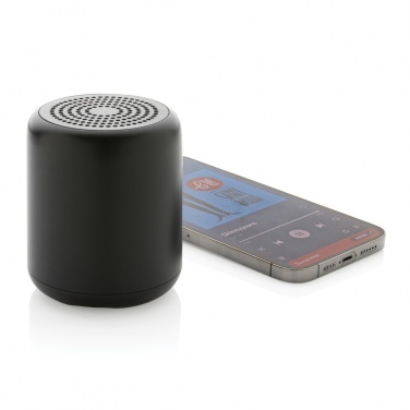 Logotrade promotional item image of: RCS certified recycled plastic 5W Wireless speaker