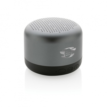 Logo trade business gift photo of: Terra RCS recycled aluminium 5W wireless speaker