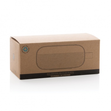 Logotrade promotional items photo of: RCS recycled plastic Soundbox 5W speaker