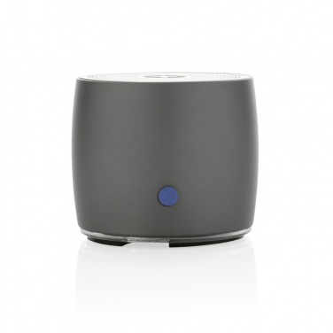 Logo trade promotional gifts image of: Swiss Peak RCS recycled aluminum 3W bass speaker