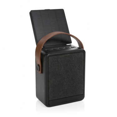 Logotrade promotional giveaways photo of: Skywave RCS recycled plastic solar speaker 12W