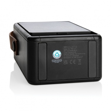 Logo trade promotional giveaways picture of: Skywave RCS recycled plastic solar speaker 12W