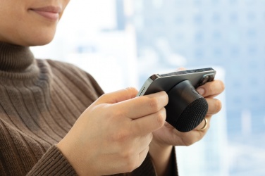 Logotrade promotional giveaways photo of: Magtune RCS recycled plastic magnetic 5W speaker