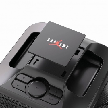 Logotrade advertising product image of: Singvibe RCS recycled plastic karaoke set with double mic