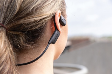 Logo trade promotional gifts image of: Urban Vitamin Glendale RCS rplastic air conductive headphone