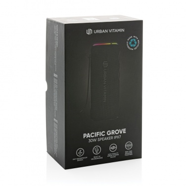 Logotrade promotional merchandise picture of: Urban Vitamin Pacific Grove RCS rplastic 30W speaker IPX7