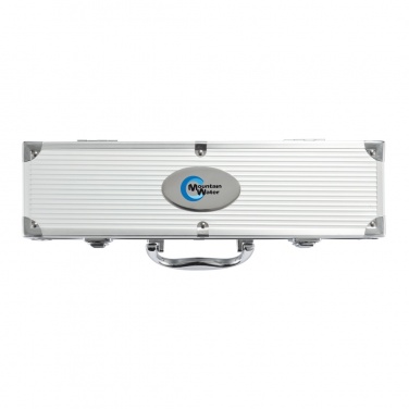 Logo trade promotional giveaways picture of: 3 pcs barbecue set in aluminium box