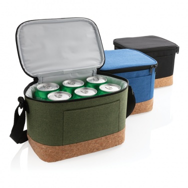 Logotrade promotional item image of: Two tone cooler bag with cork detail
