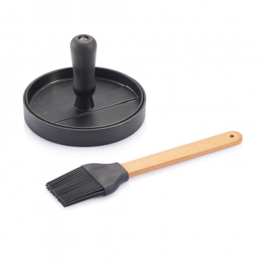 Logotrade corporate gifts photo of: BBQ set with hamburger press and brush