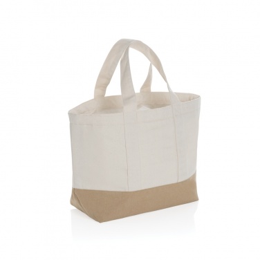 Logo trade corporate gifts picture of: Impact Aware™ 285 gsm rcanvas cooler bag undyed