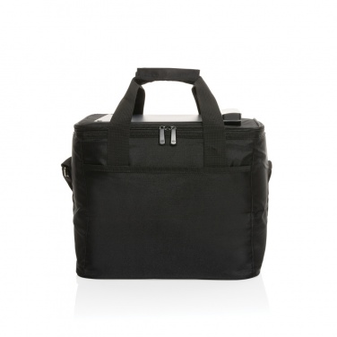 Logo trade promotional giveaways image of: Pedro AWARE™ RPET deluxe cooler bag with 5W solar panel