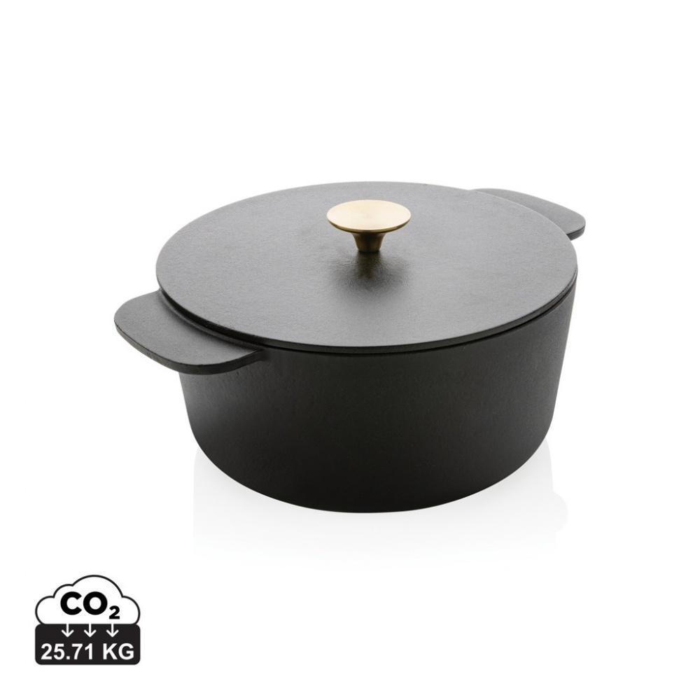 Logo trade corporate gifts image of: Ukiyo cast iron pan large