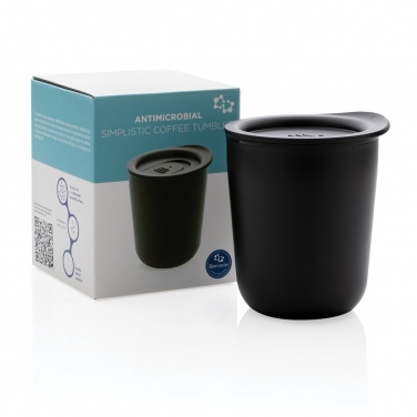 Logotrade promotional giveaway picture of: Simplistic antimicrobial coffee tumbler
