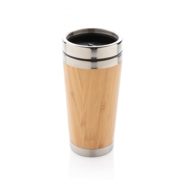 Logo trade business gifts image of: Bamboo tumbler