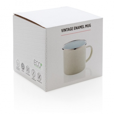 Logo trade promotional item photo of: Vintage enamel mug