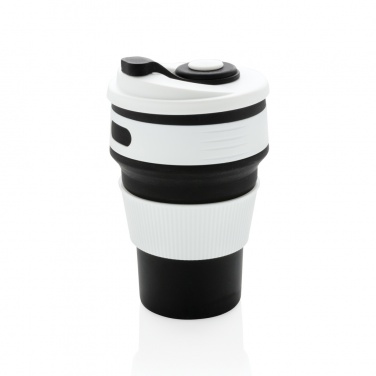 Logo trade promotional giveaways picture of: Foldable silicone cup