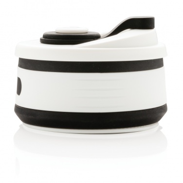 Logo trade corporate gifts image of: Foldable silicone cup