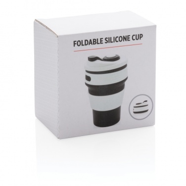 Logo trade advertising product photo of: Foldable silicone cup