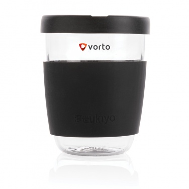 Logo trade promotional merchandise image of: Ukiyo borosilicate glass with silicone lid and sleeve